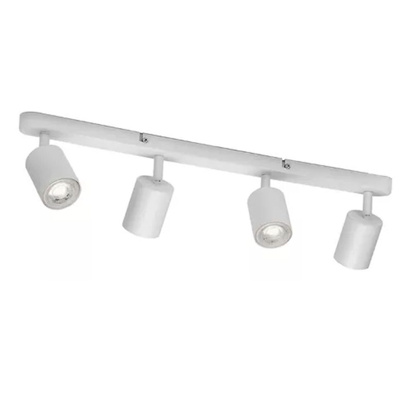 OFERTABKN - Aplique Lampara Cuadruple Dirigible Ampolleta Gu10 BlancoLuz calida
