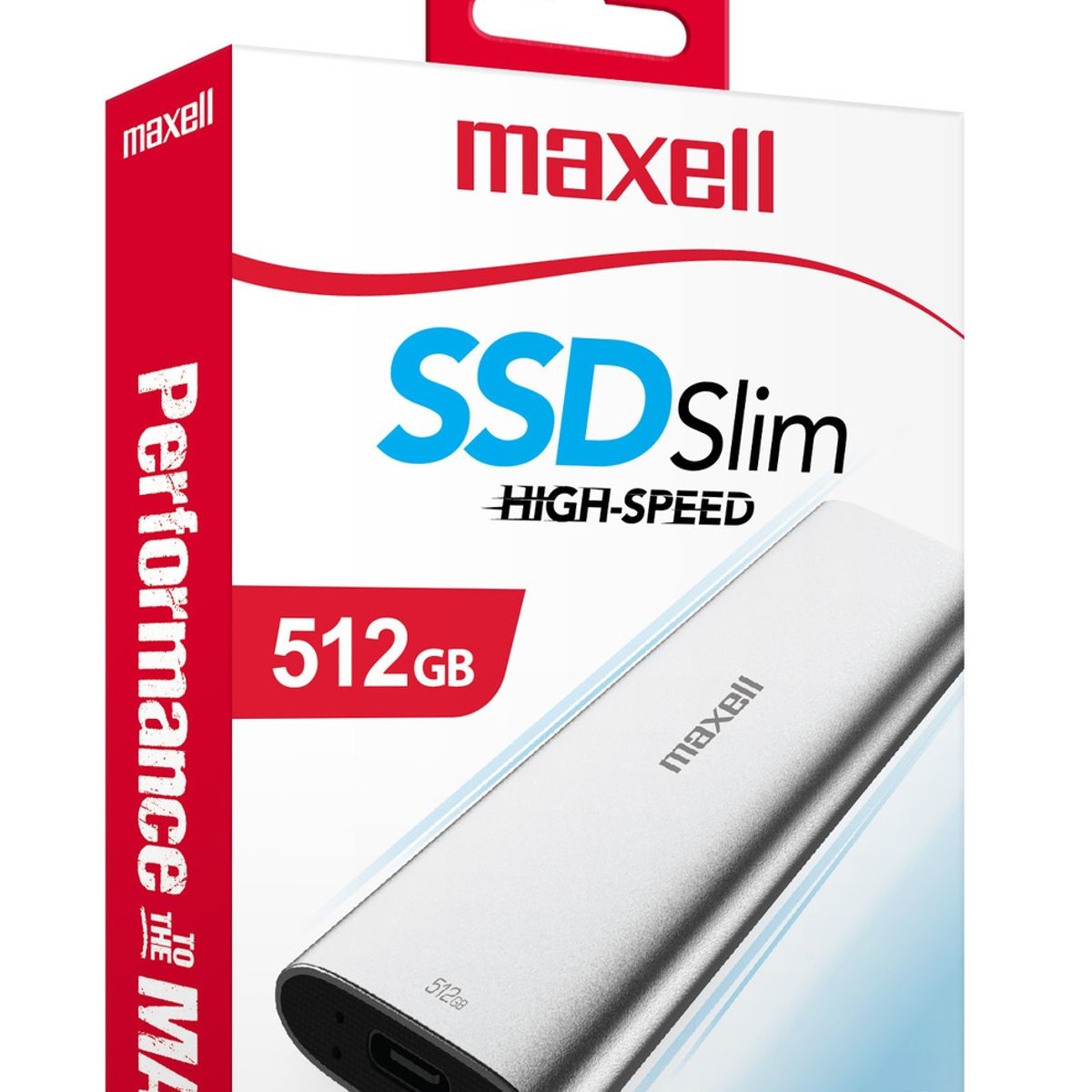 MAXELL - Disco Duro Solido Ssd Maxell Externo 512GB 3.1 USB TIPO C
