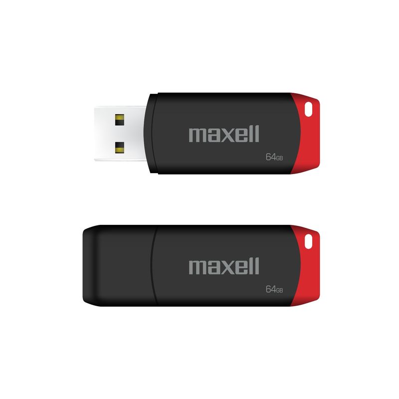 MAXELL - Pendrive Maxell USBPD 64GB 2.0 Rojo