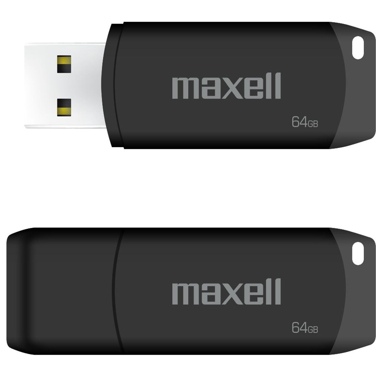 MAXELL - Pendrive Maxell USBPD 64GB 2.0 Negro