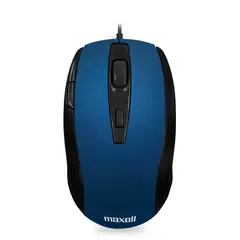 MAXELL - Mouse Óptico 5 Botones MOWR-105 Azul