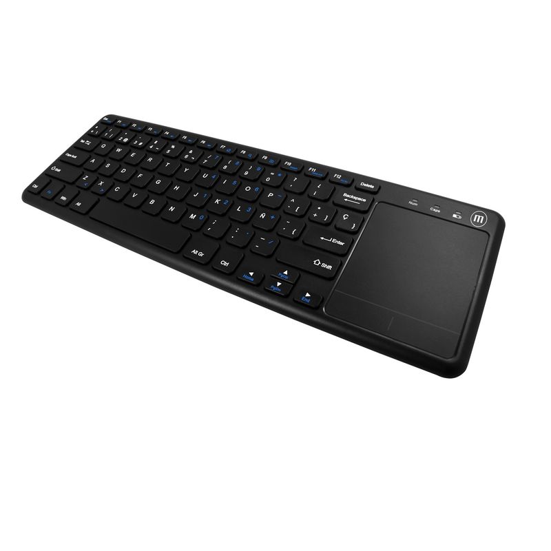 MAXELL - Teclado Inalámbrico Maxell Slim Multifuncional Touchpad WKBC-900