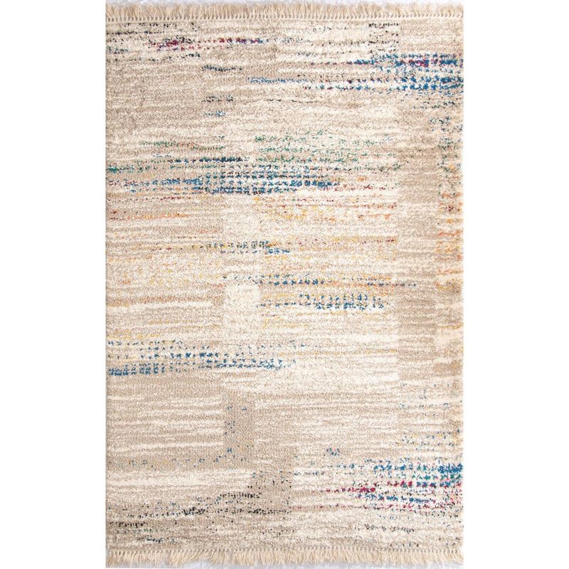 BAZHARS - Alfombra Shaggy 200x290 cm A809 Bazhars