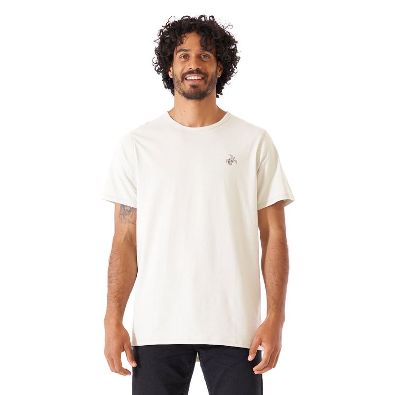 HAKA HONU - Polera Hombre Indica Beige Haka Honu