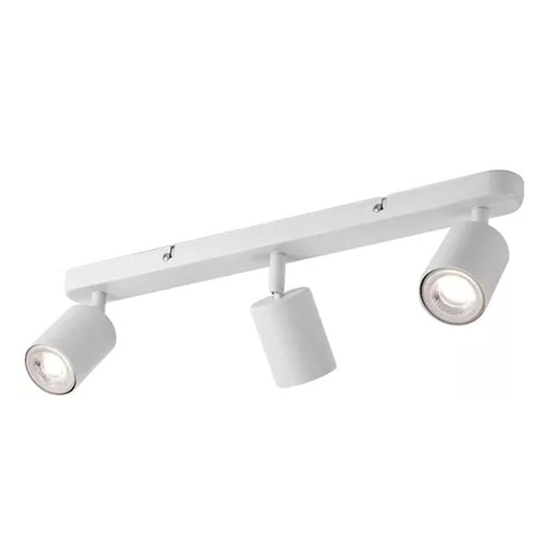 OFERTABKN - Aplique Lampara Triple Dirigible Con Ampolleta Gu10 BlancoLuz calida