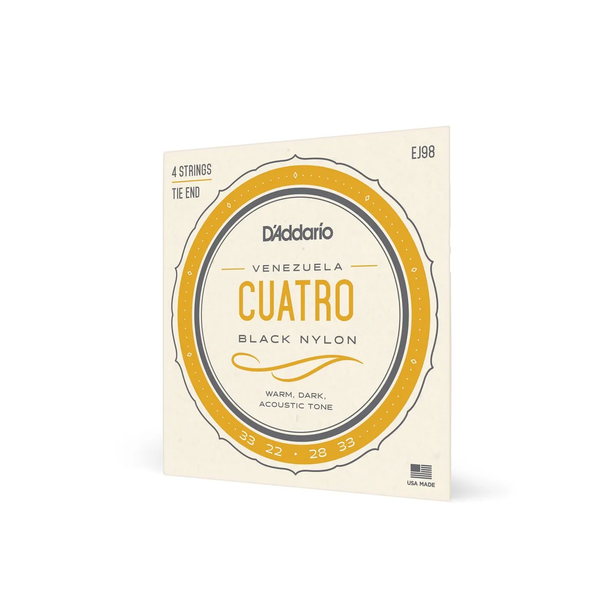 DADDARIO - Set de Cuerdas Cuatro Venezolano EJ98 Daddario