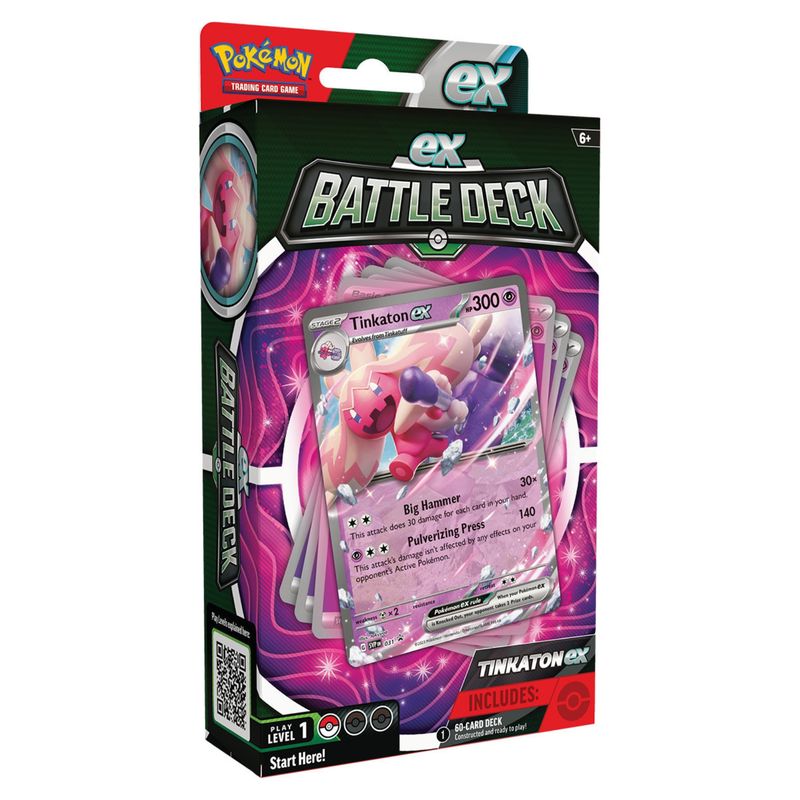 POKEMON - Pokemon Tinkaton ex Baraja Combate Español POKEMON