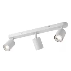 OFERTABKN - Aplique Lampara Triple Dirigible Con Ampolleta Gu10 BlancoLuz Fria