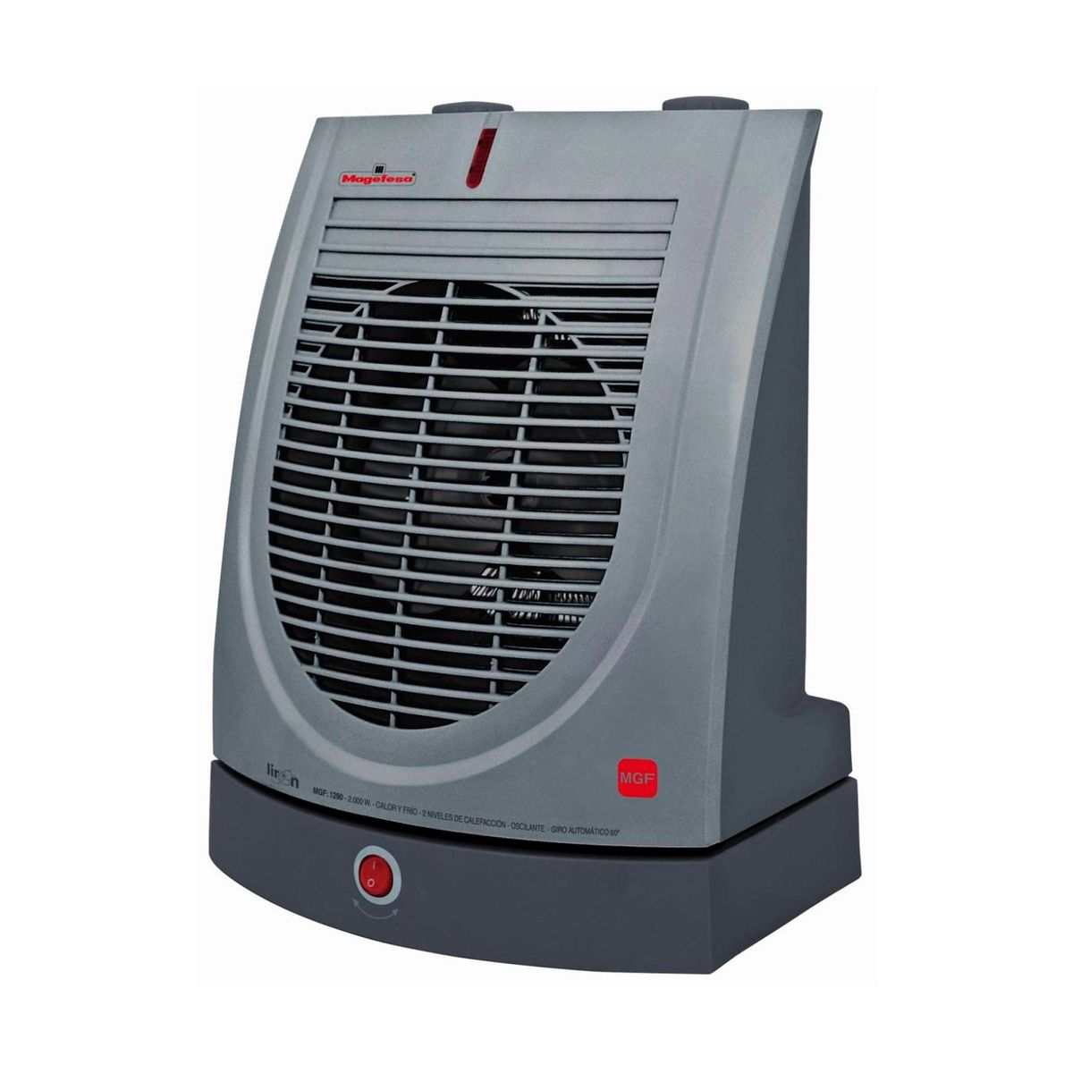 MAGEFESA - Termoventilador Magefesa Liron MGF1290 2000W Gris 2 Vel