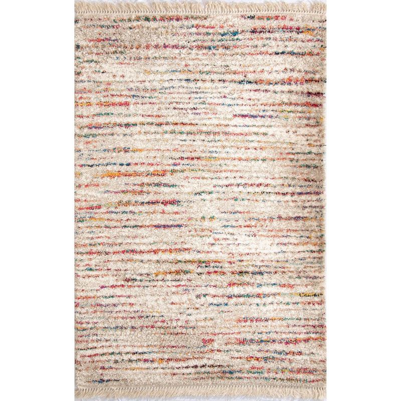 BAZHARS - Alfombra Shaggy 160x230 cm 6371 Bazhars