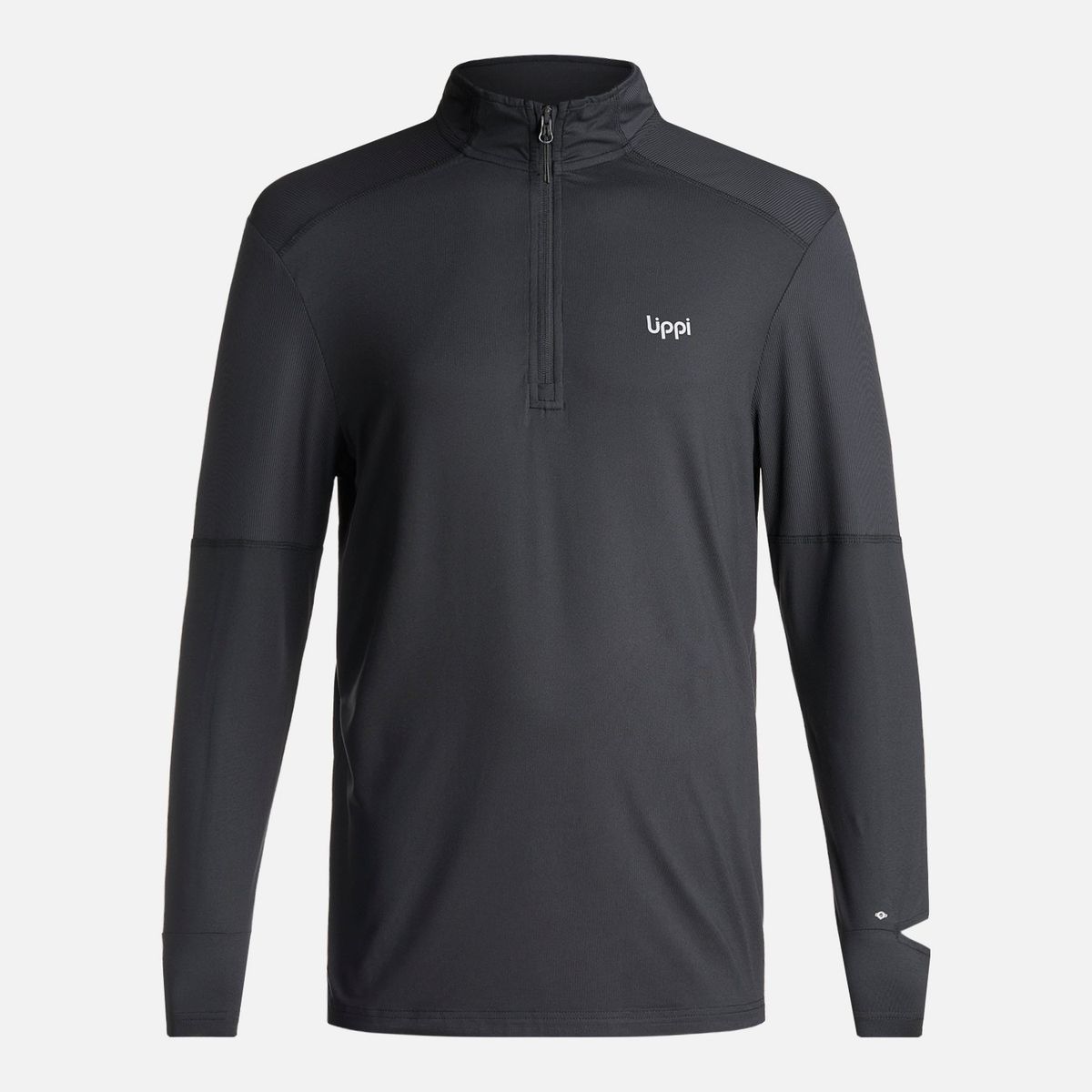 LIPPI - Poleron Hombre Puerto Trucco 14 Zip Negro Lippi