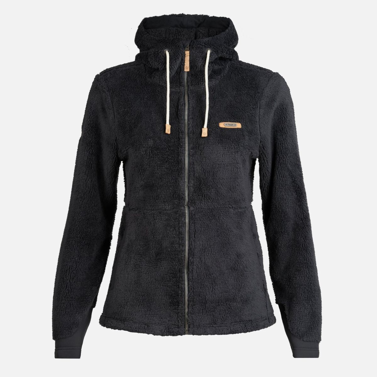 LIPPI - Chaqueta Mujer Bear Shaggy-Pro Hoody Jacket Negro Lippi
