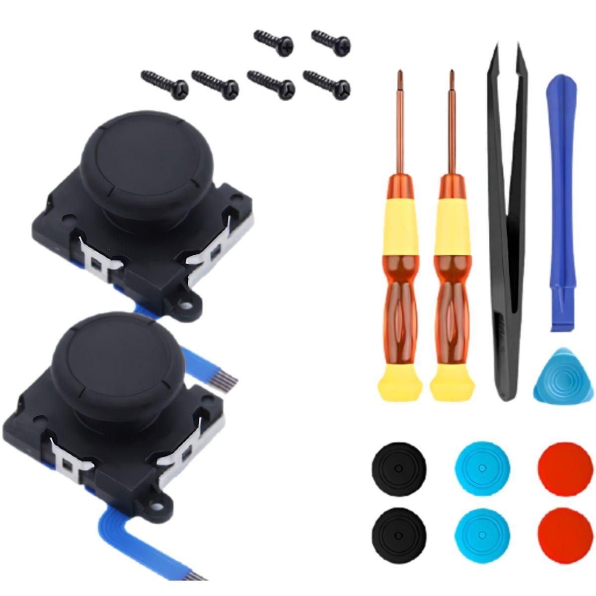 GENERICO - Kit reparación para joycon Nintendo Switch 19 en 1
