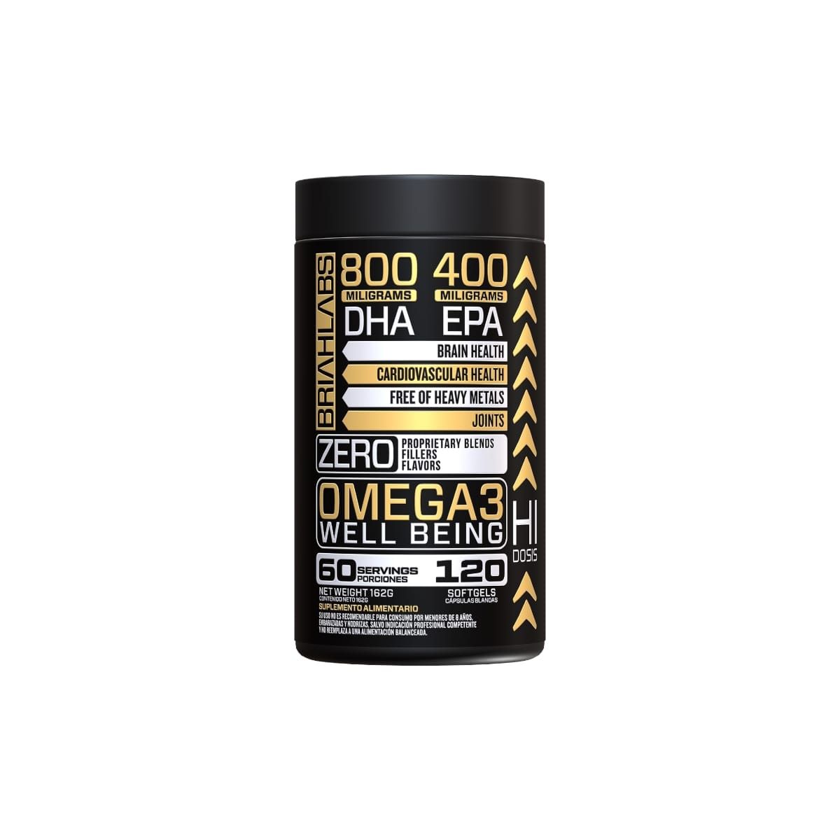 BRIAHLABS - OMEGA 3 120 CAPSULAS BLANDAS - BRIAHLABS