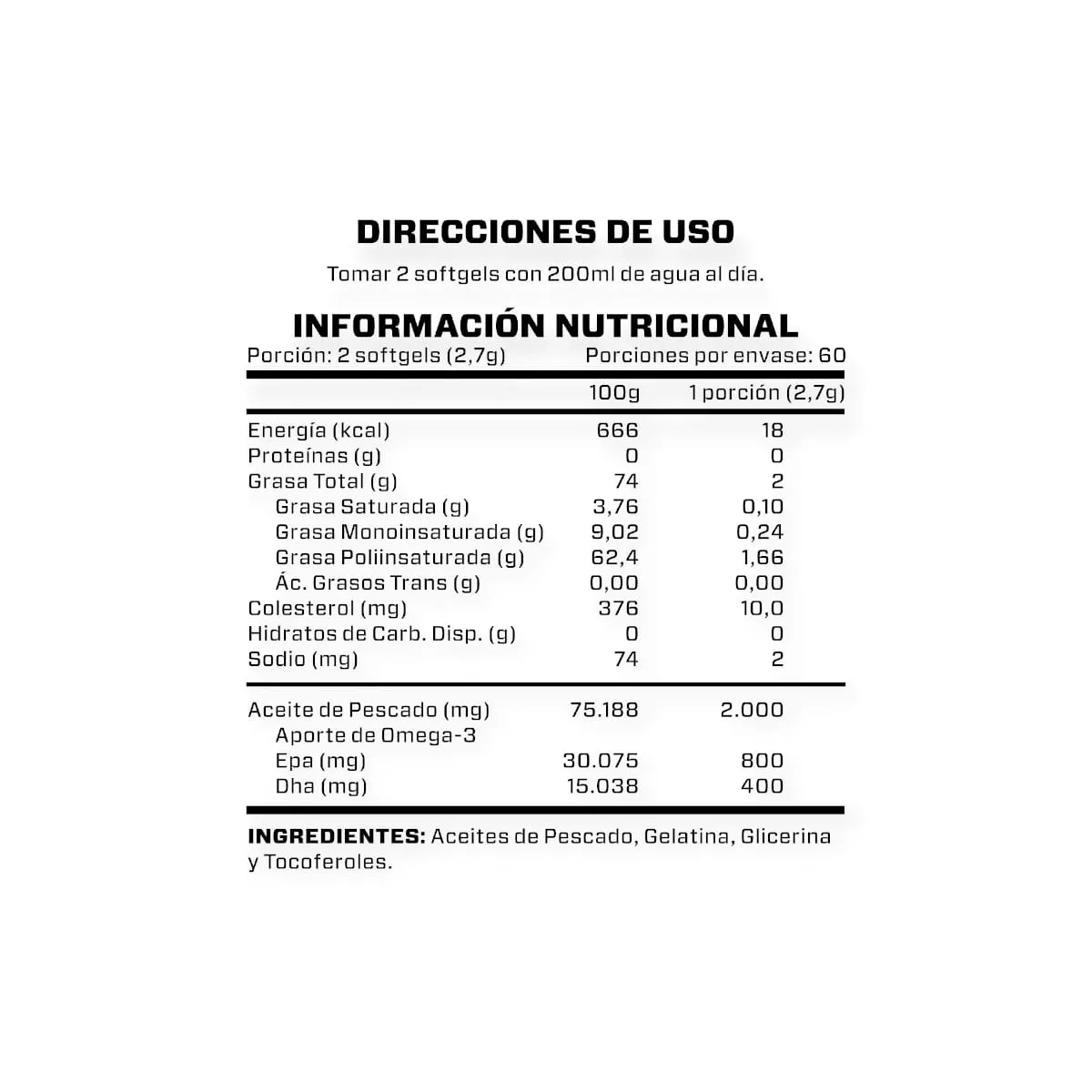 BRIAHLABS - OMEGA 3 120 CAPSULAS BLANDAS - BRIAHLABS