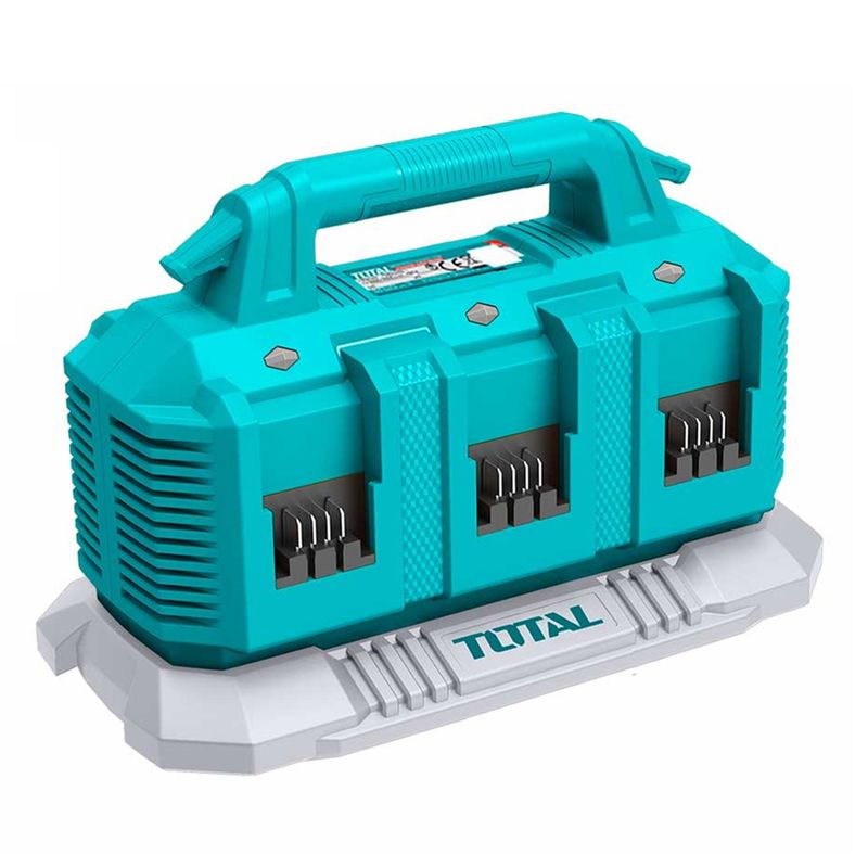 TOTAL TOOLS - Cargador De Bateria 20v 4ah 6 Puertos Total Tfcli2064