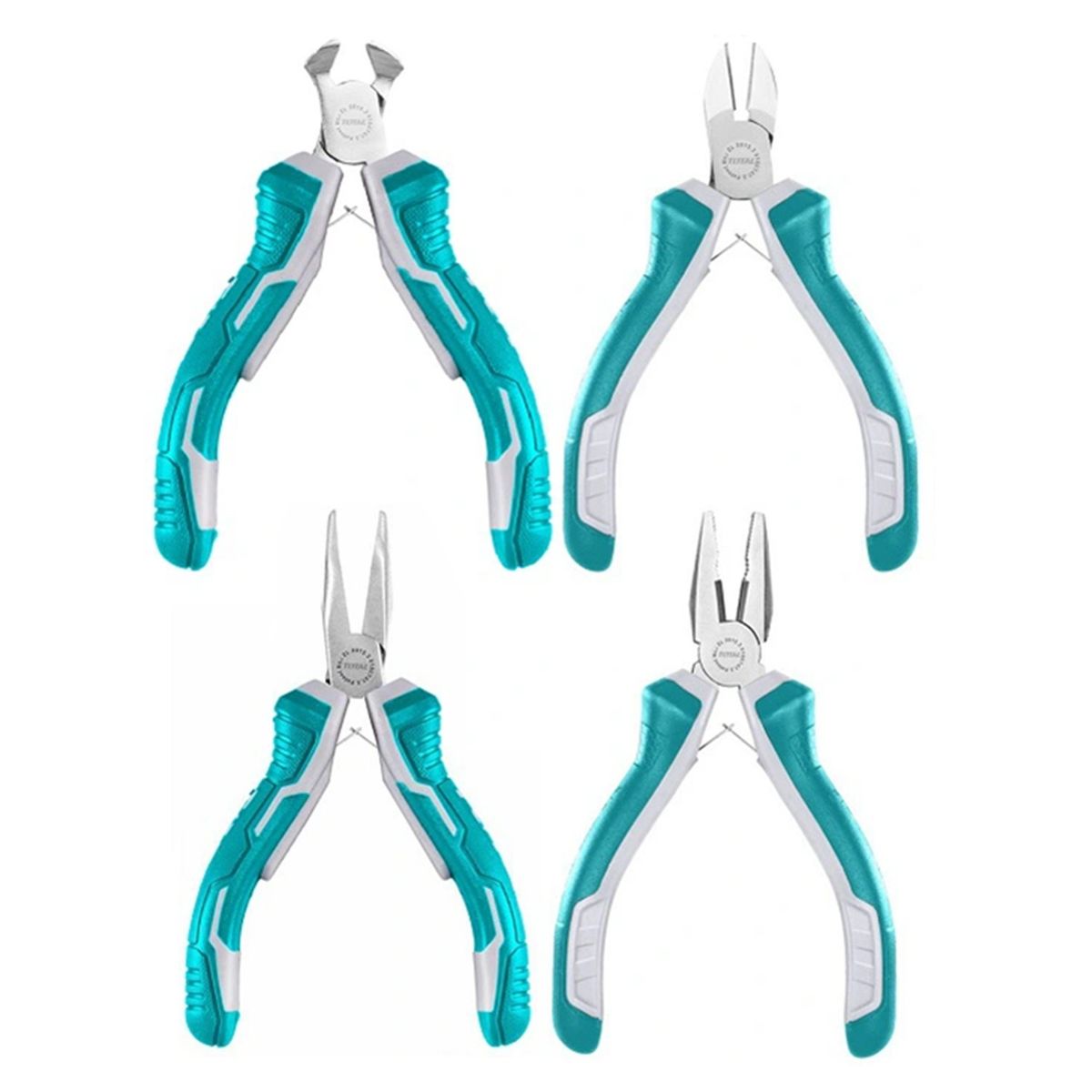 TOTAL TOOLS - Kit Set Juego De Mini Alicate 4 Piezas Total Tht1k0404