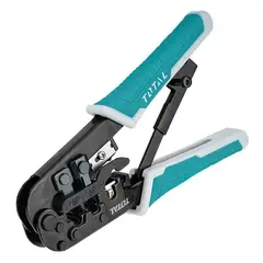 TOTAL TOOLS - Crimpeadora Alicate Prensa Terminal 4p 6p 8p Tmpcn5468r