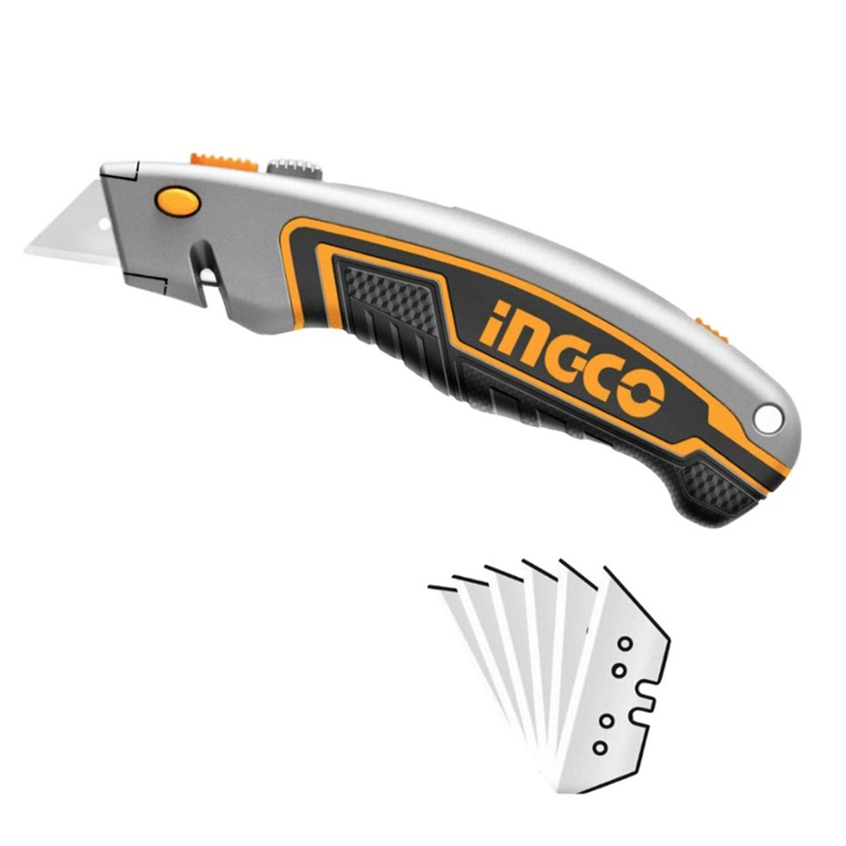 INGCO - Cuchillo Cartonero Retráctil Ingco Huk6128