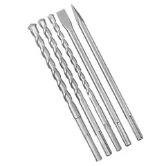 KWB - Set Juego De Broca Cincel P Rotomartillo Sds Max 5 Pcs