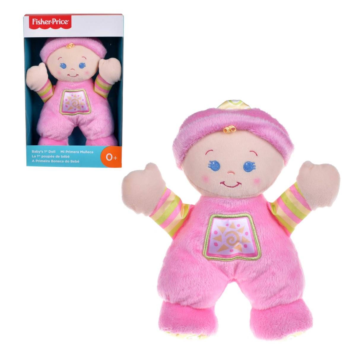 FISHER PRICE - Mi Primera Muñeca De Fisher Price - Muñeca "Rosada"