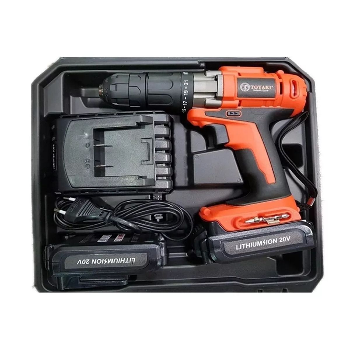 TOYAKI - Taladro Atornillador 20v Bat+ Carg Toyaki Tk-827