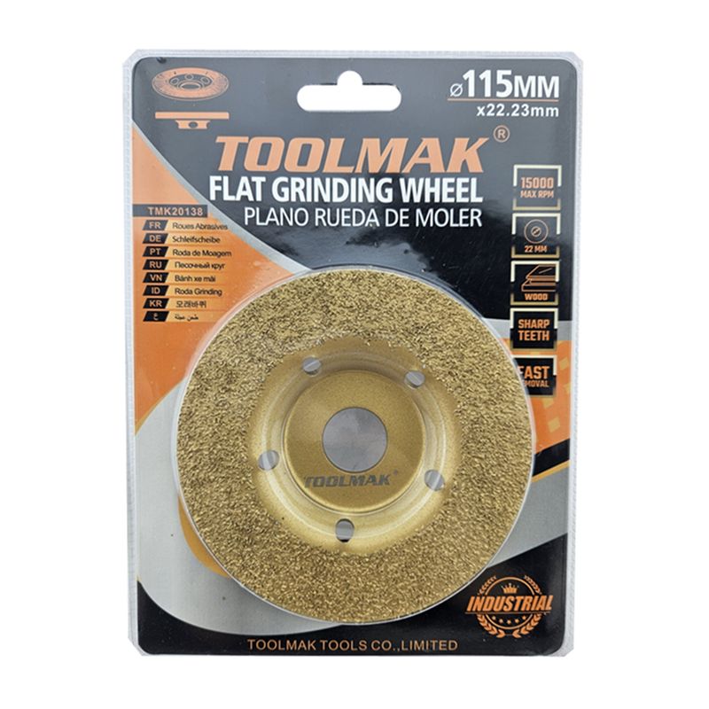 GENERICO - Disco Para Pulir Y Desbaste De Madera 115mm Plano Tmk20138