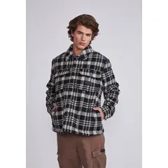 SIOUX - Chaqueta Hombre Negro Con Interior Corderito