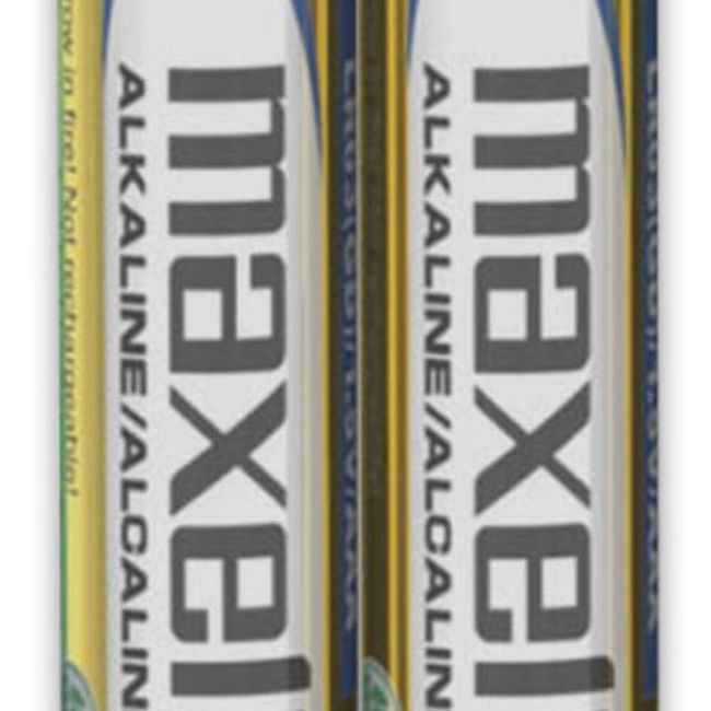 MAXELL - Pilas Alcalinas Maxell Tamaño AAA 4 Unidades