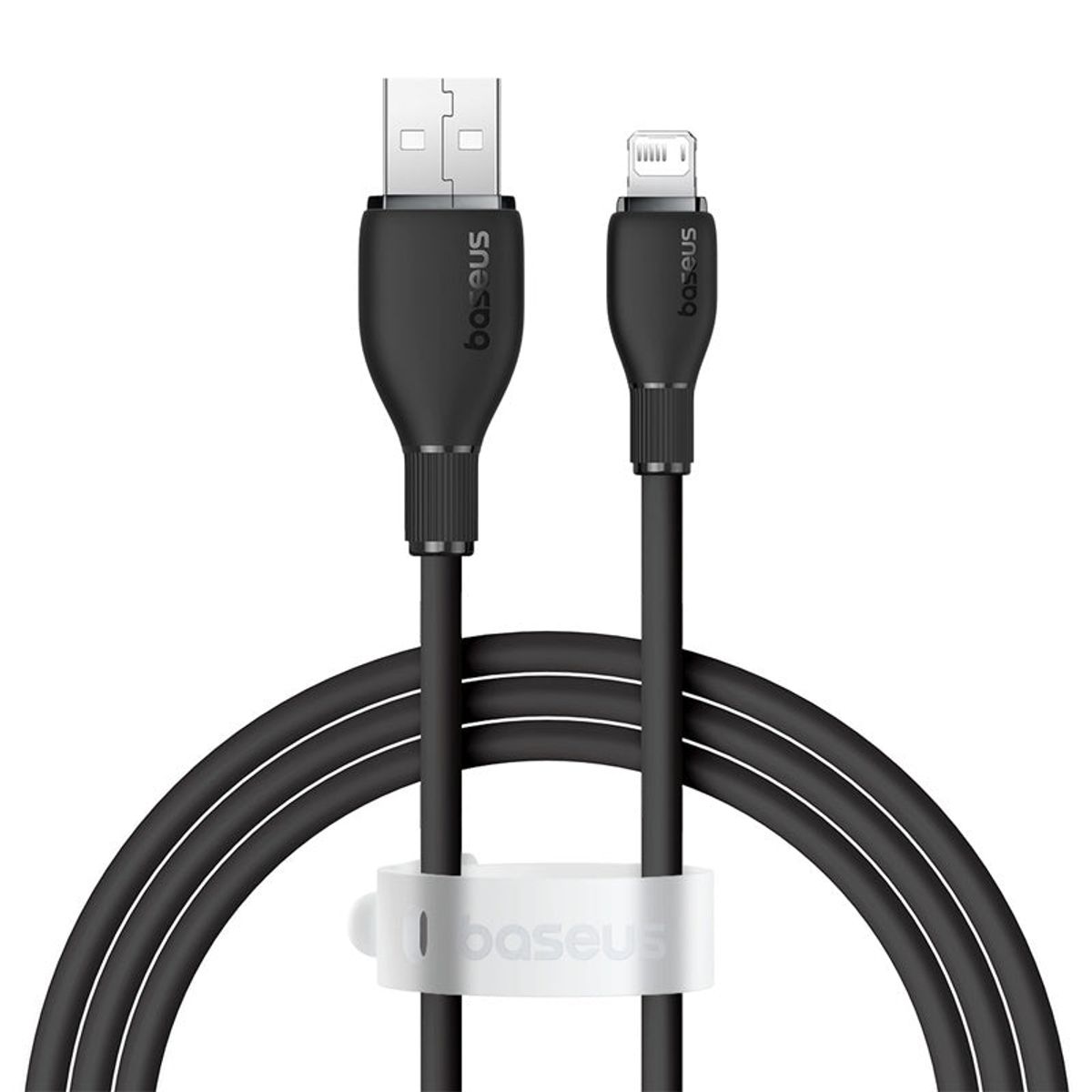 BASEUS - Cable de Carga Baseus USB a Lightning iPhone de 150 cm - Negro