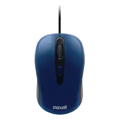 MAXELL - Mouse Óptico Usb MOWR-101 3600DPI Azul