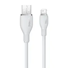 BASEUS - Cable de Carga USB a Lightning iPhone de 150 cm - Blanco