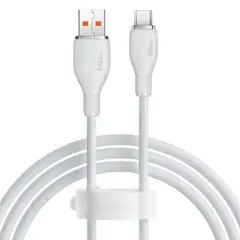 BASEUS - Cable de Carga USB a Tipo-C de 150 cm - 100W Blanco