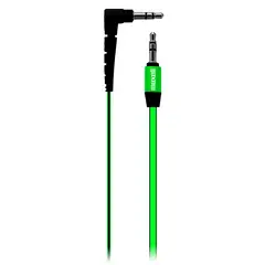 MAXELL - Cable Para Audio Plano Con Conectores De 35mm A 35mm Verde