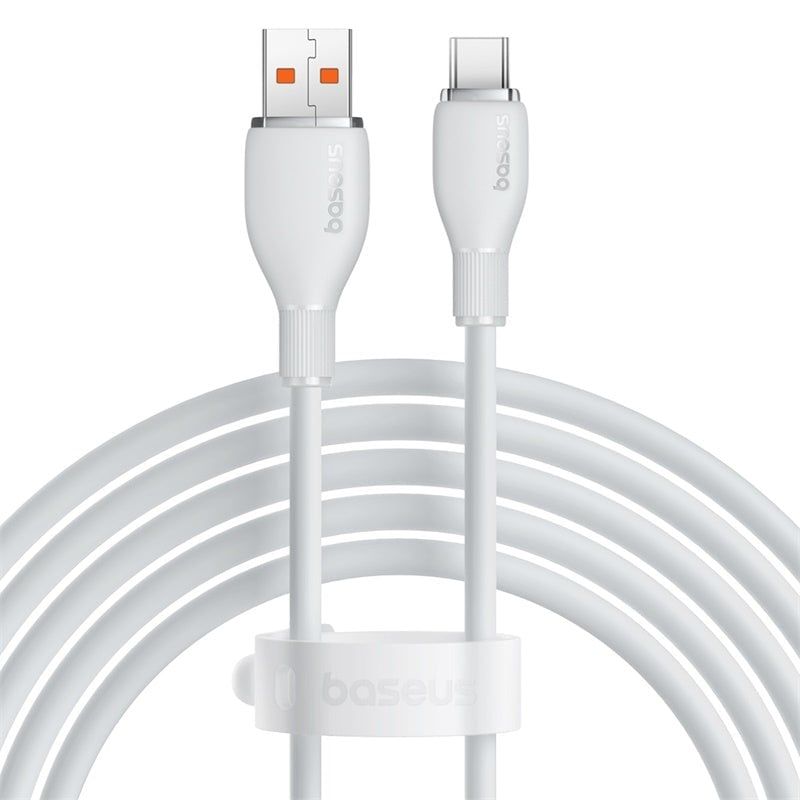 BASEUS - Cable USB Tipo-C Baseus 200cm 100W Blanco