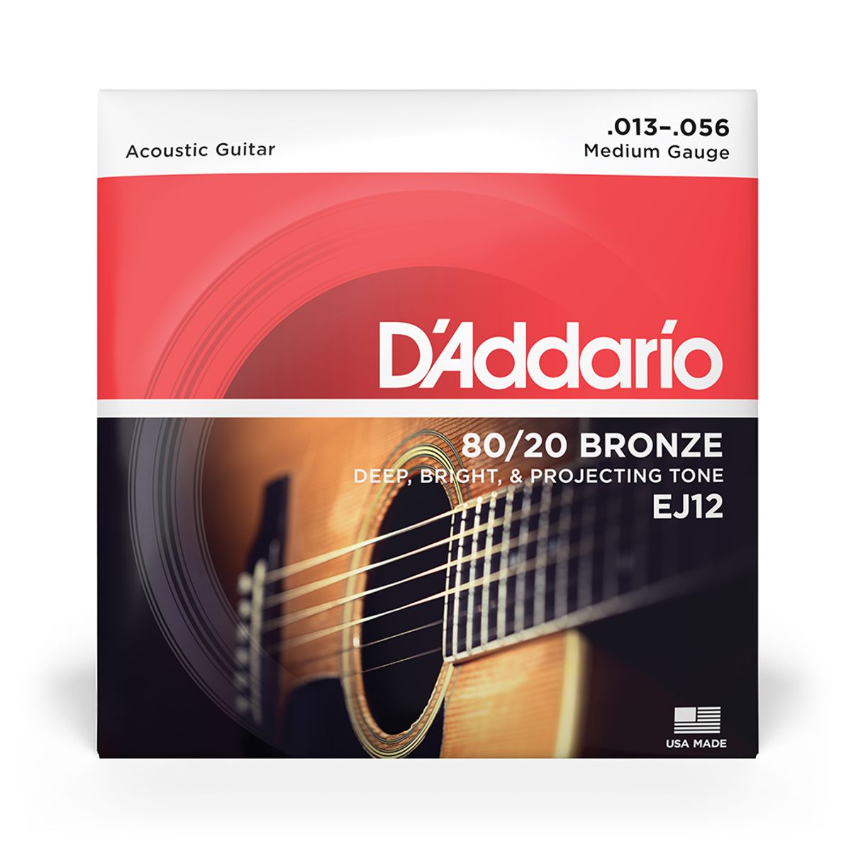 DADDARIO - Set Cuerdas Guitarra Acústica 13-56 EJ12 Daddario