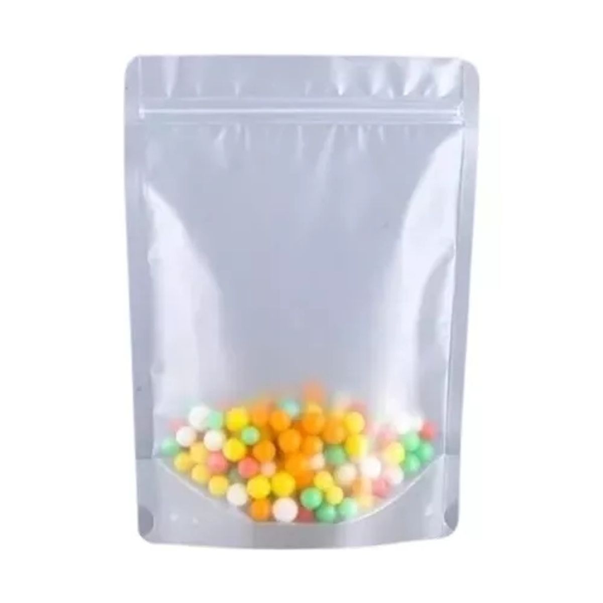 GENERICO - 150 Bolsas Doypack 12x20 Cm Transparente Cierre Zip