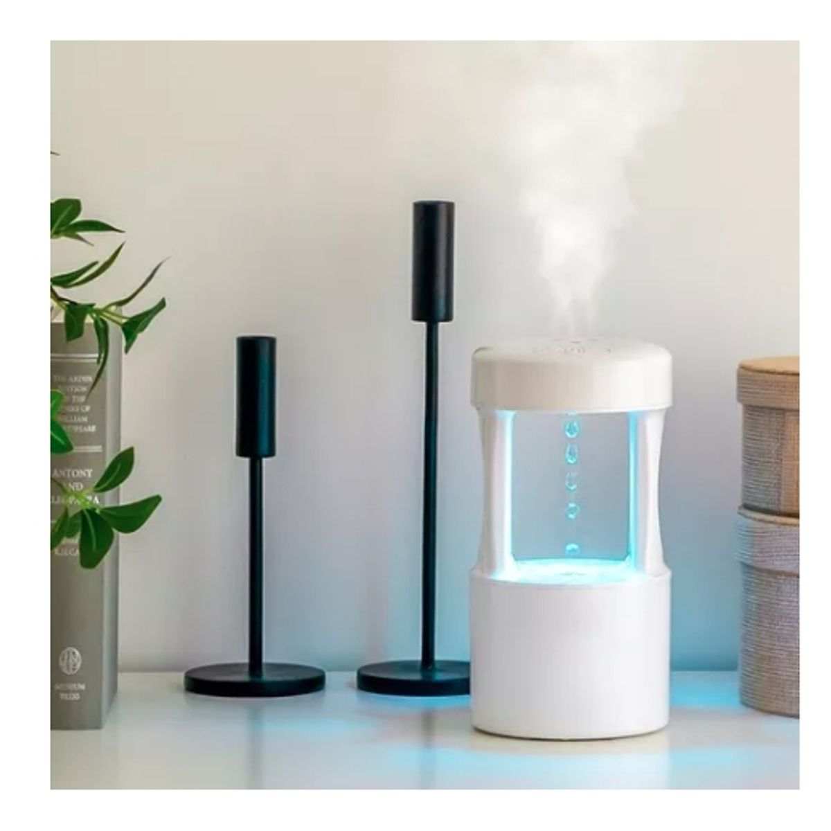 GENERICO - Humidificador Ultrasonico Aromaterapia Difusor Antigravedad