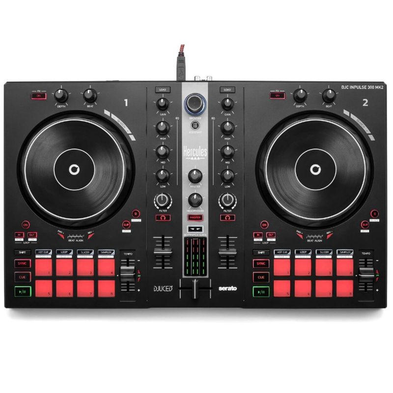 HERCULES - Controlador de DJ Compacto Hercules Inpulse 300 MK2