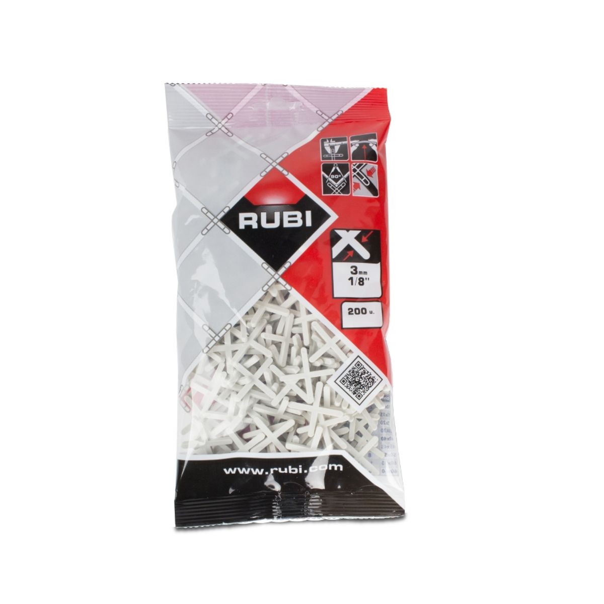 RUBI - Separador Ceramica 3.0 Mm - Bolsa 200 Unidades