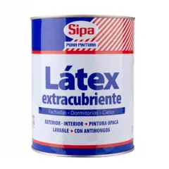 SIPA - LATEX BLANCO EXTRA CUBRIENTE