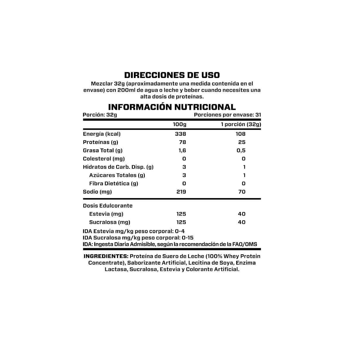 BRIAHLABS - PACK PROTEINA 100% 1KG VAINILLA + CREATINA 300gr + SHAKER - BRIAHLABS