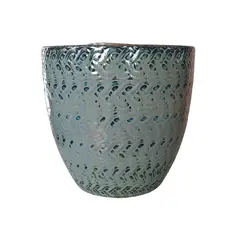DEROMA - Maceta Woolly 28cm Verde Costa