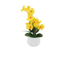 GENERICO - Flores artificiales con maceta de 30cm