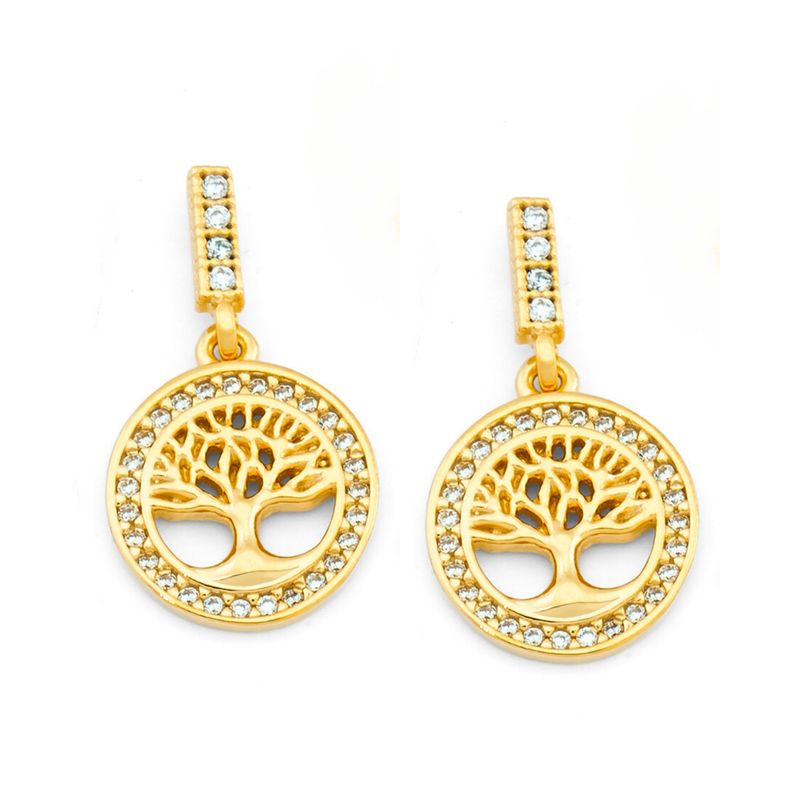 VANITE - Aros Mujer Bañado en Oro My Life