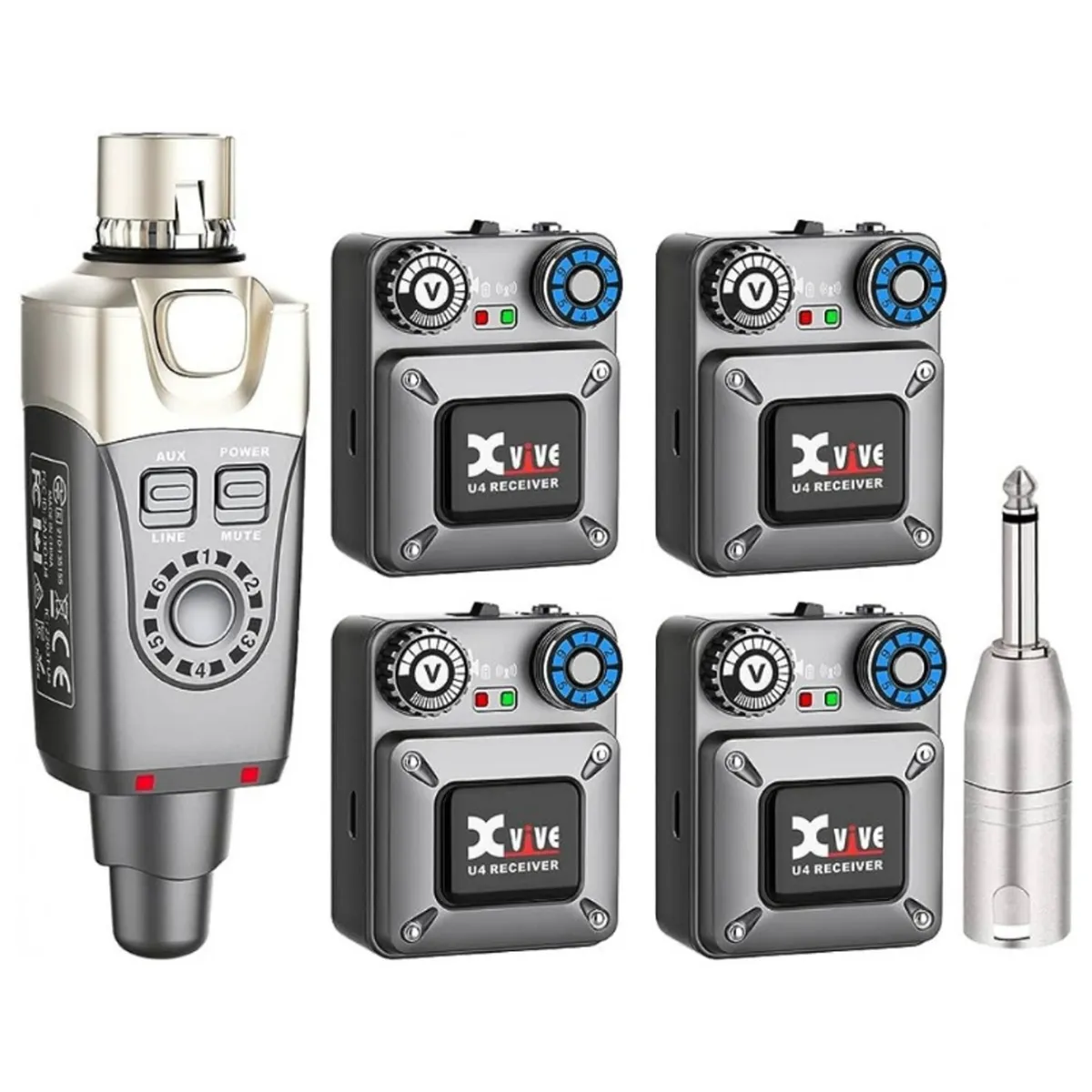 XVIVE - Sistema de Monitor Intrauditivo Inalámbrico Xvive U-4 R4