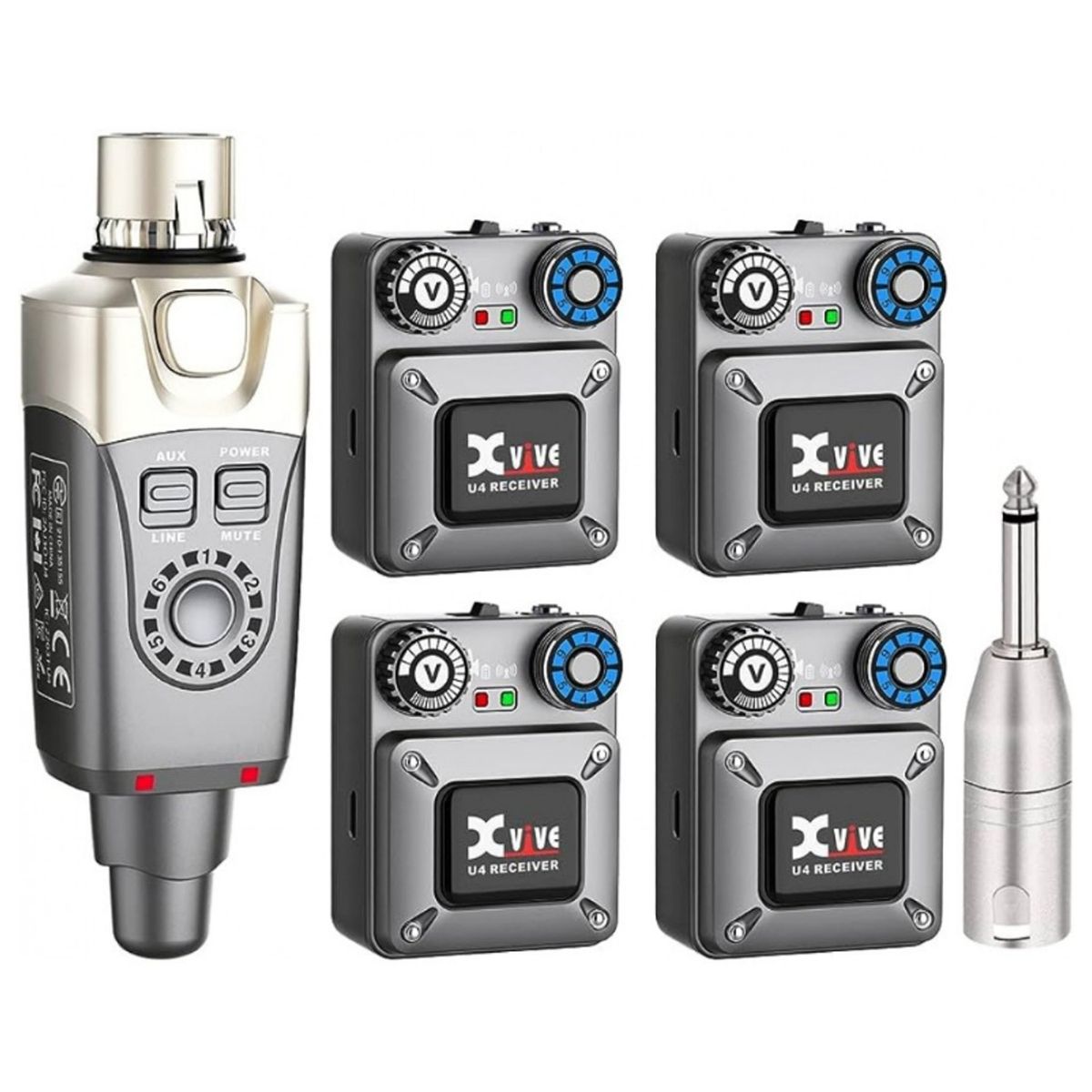 XVIVE - Sistema de Monitor Intrauditivo Inalámbrico Xvive U-4 R4