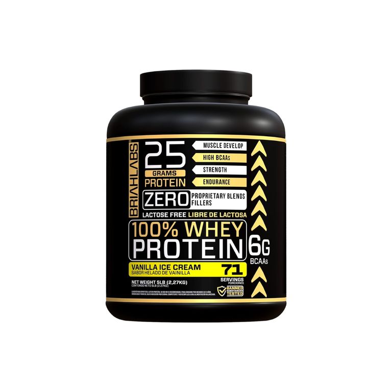Proteina 100% Whey Protein 5Lbs - VAINILLA ICE CREAM