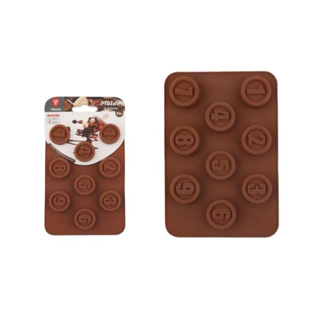 OEM - SET 3 MOLDE DE SILICONA NUMEROS