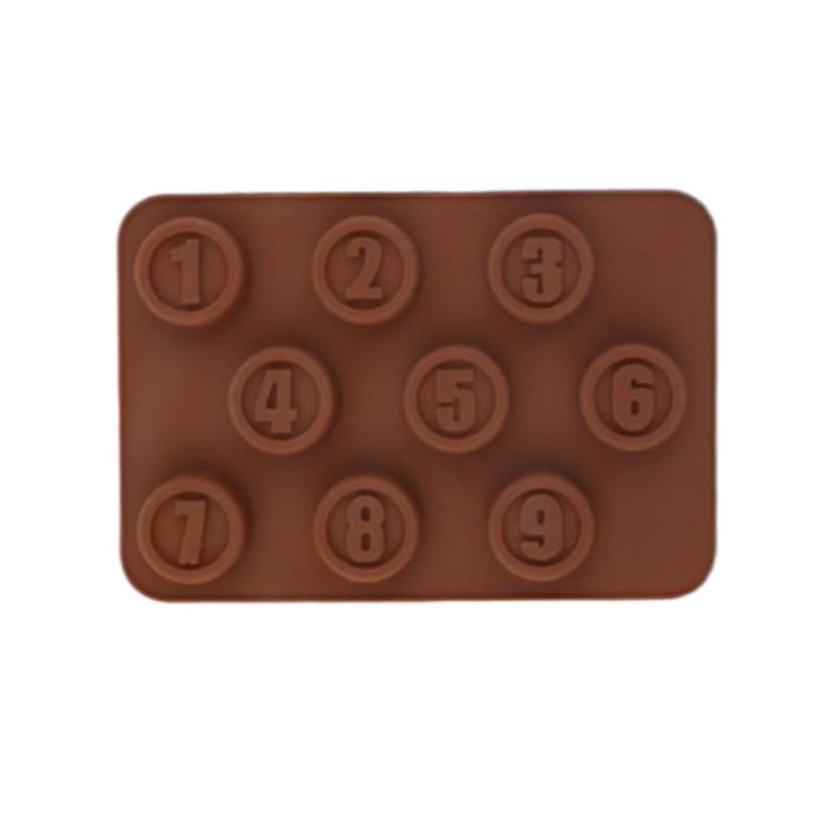 OEM - SET 3 MOLDE DE SILICONA NUMEROS